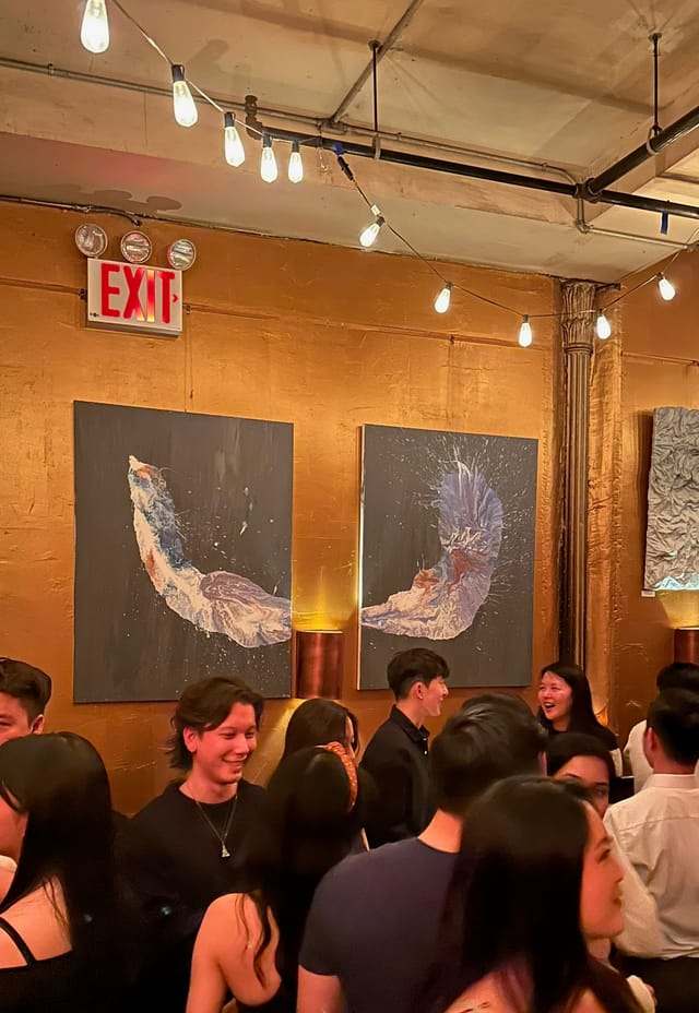A full room at a Once event in New York